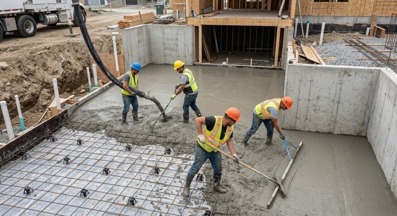 Basement Concrete Installation in Lafayette Hill, PA