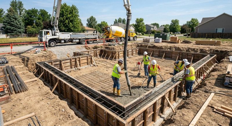 Cement Foundation Installation in Camden County, NJ