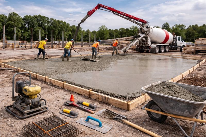 Commercial Slab Construction in Cheltenham, PA