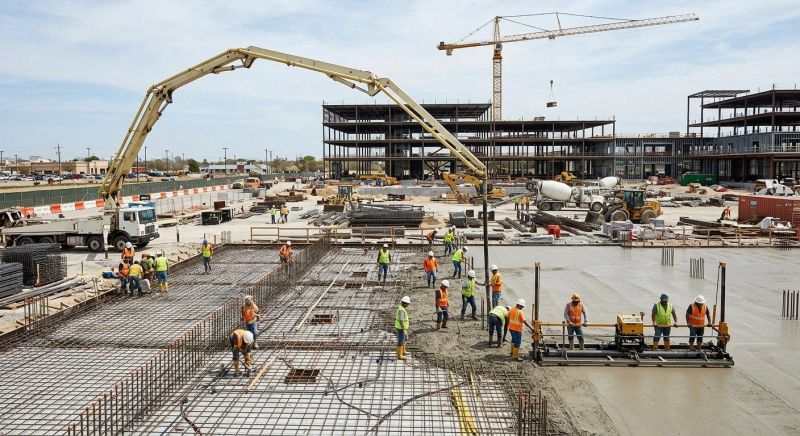 Commercial Slab Construction in Delaware County, PA