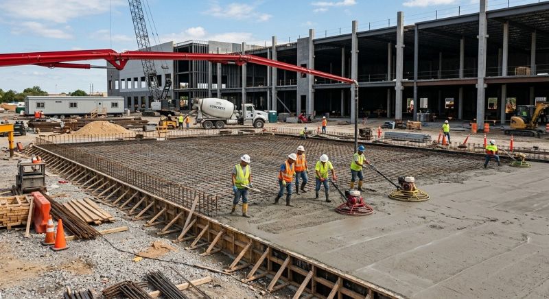 Commercial Slab Construction in Mount Laurel, NJ