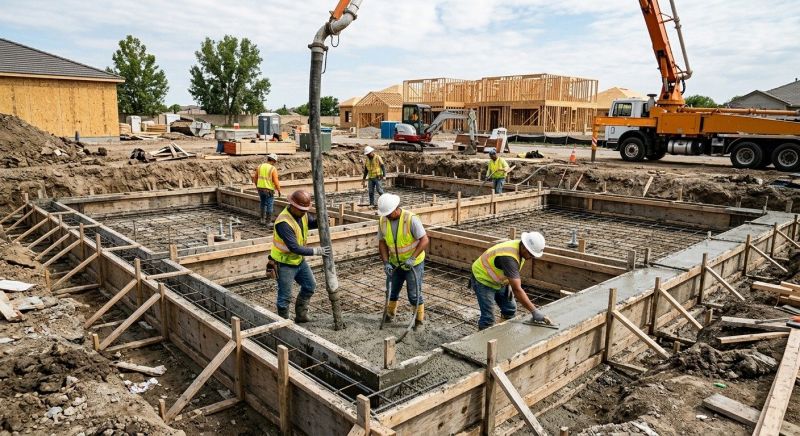 Concrete Foundation Installation in Upper Darby, PA