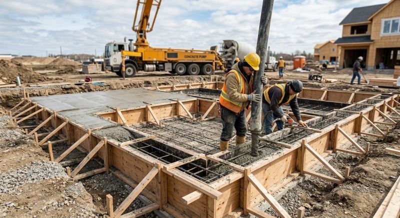 Foundation Wall Pouring in Florence, NJ