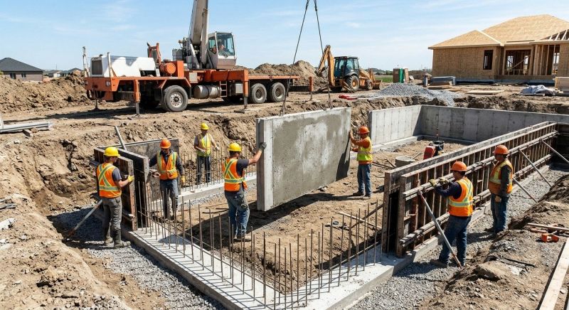 Foundation Wall Pouring in Haddonfield, NJ