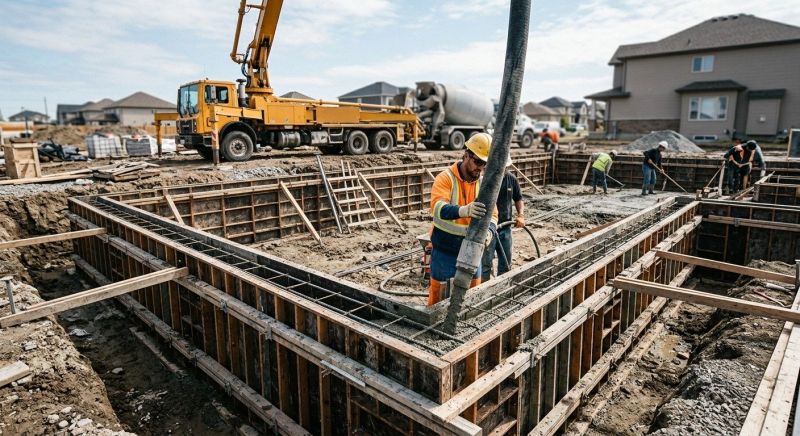 Foundation Wall Pouring in Havertown, PA