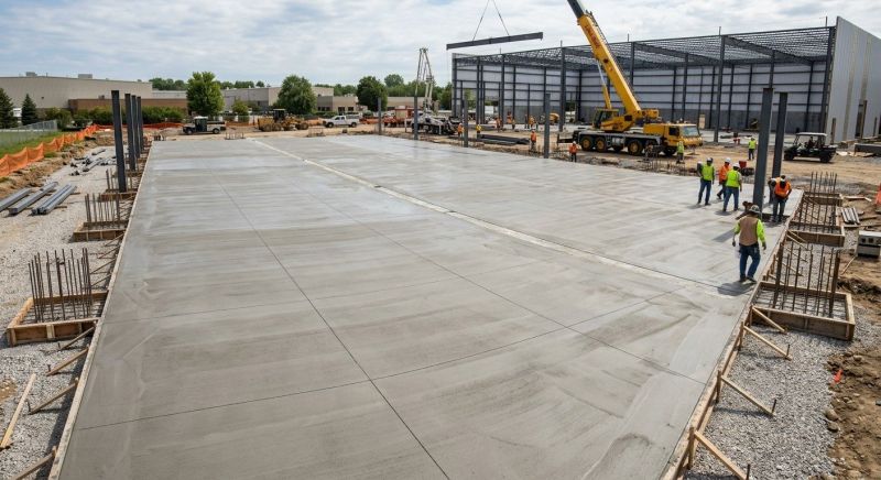 Commercial Slab Construction in Aston, PA
