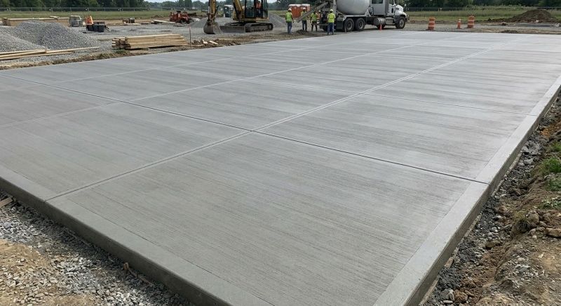 Commercial Slab Installation in Bristol, PA